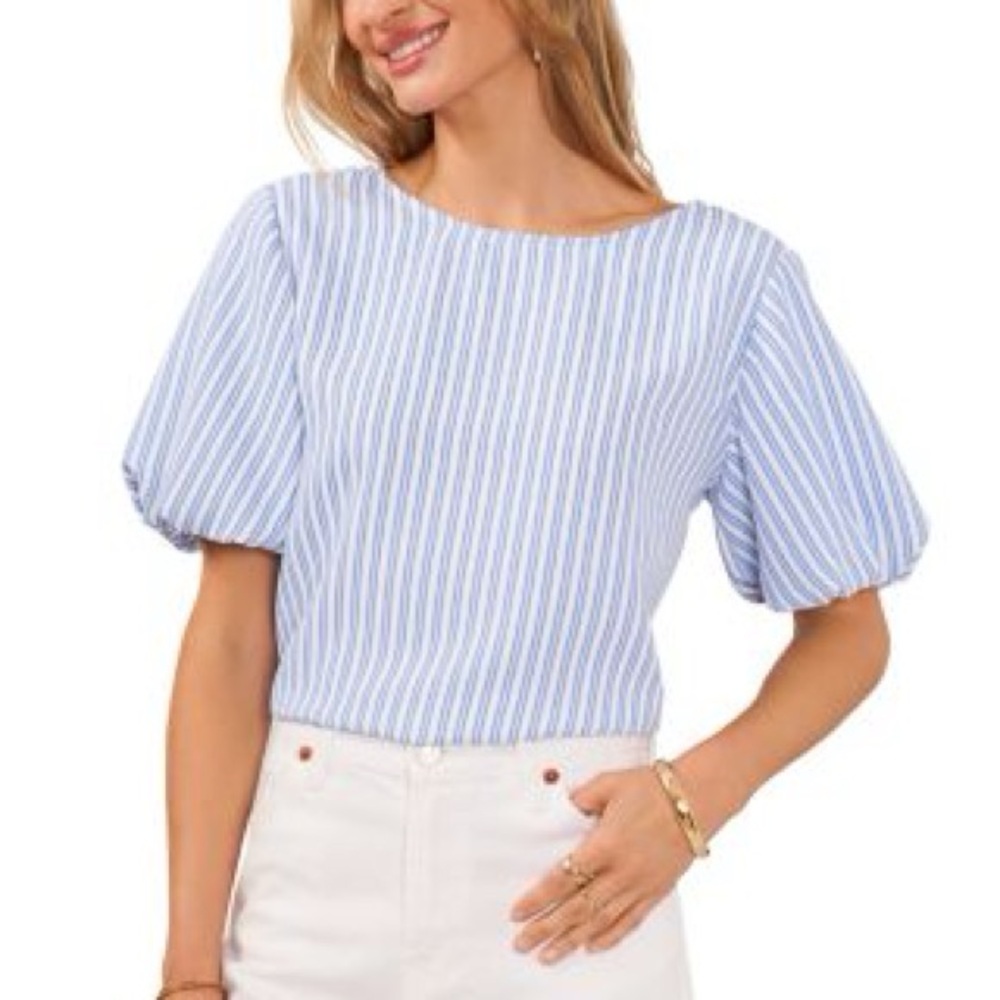 NWT Vince Camuto Striped Top Size L